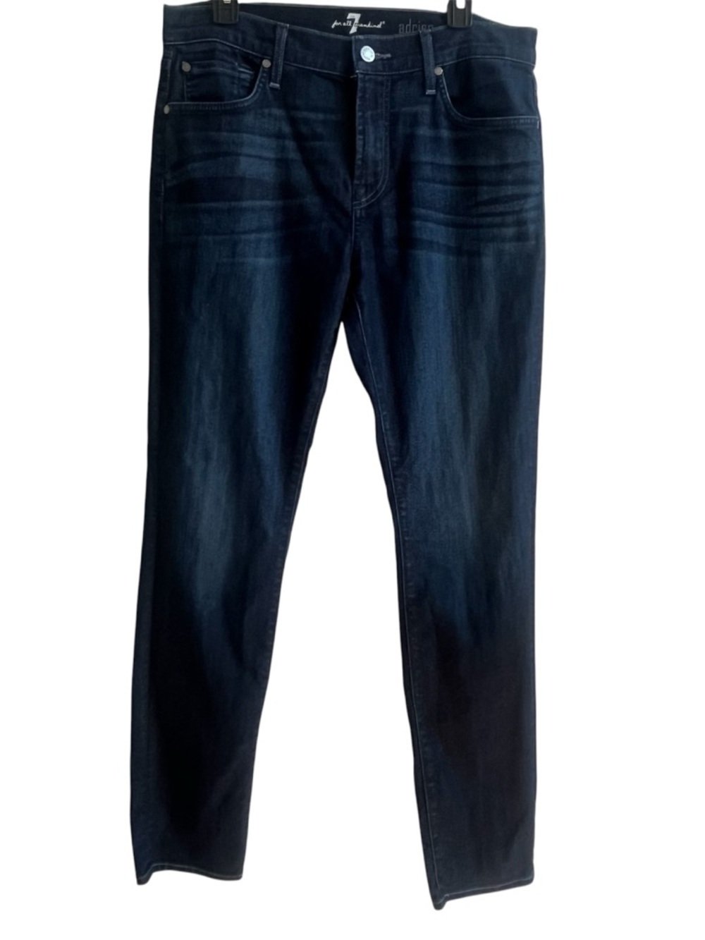 7 For All Mankind Women's Adrien Straight Leg Denim Jeans SZ 33W